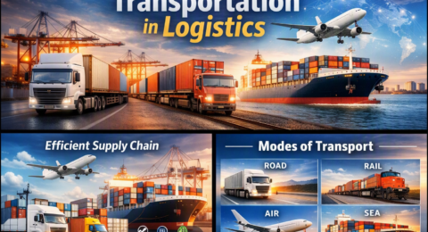 Logistics transportation modes and efficiency