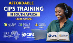 CIPS training advertisement for South Africa