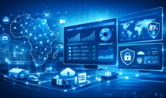 Digital data visualization with security elements