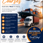 Promotional Poster For Logistics Courses.